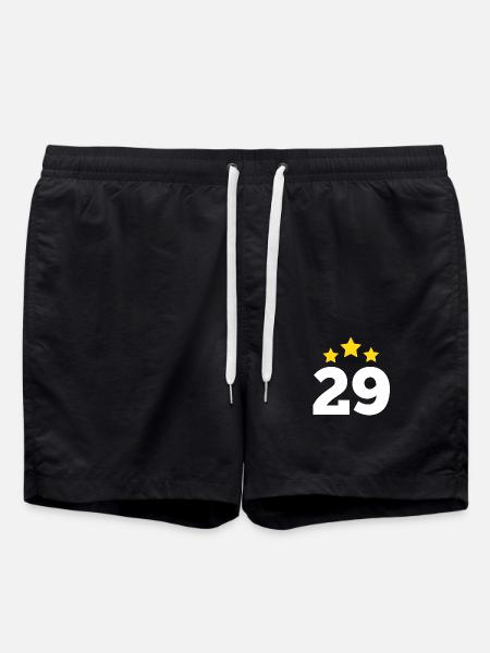 29 ans étoile - cadeau 29e anniversaire - Short de bain - noir
