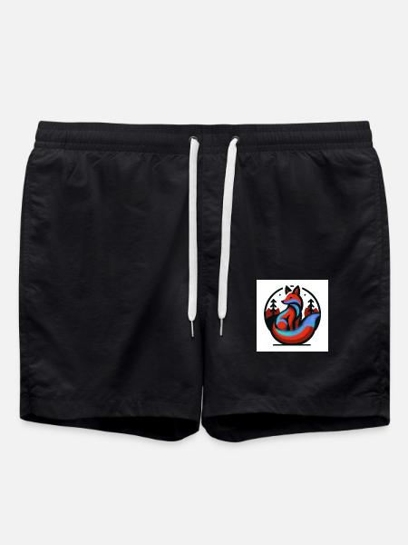 Wandelfuchs - Badeshorts - Schwarz