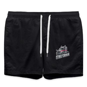 Streetcruiser – strength and style on the road - Swim Trunks - black - Front - AI Model Male 185 light (185cm)