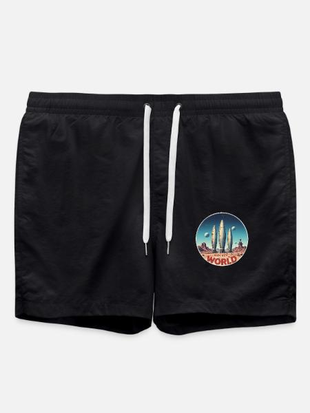 Brave New World 00345125 - Swim Trunks - black