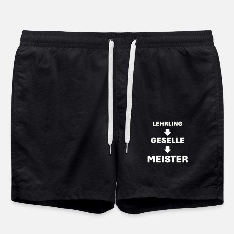 Apprentice Journeyman Master - Swim Trunks - black