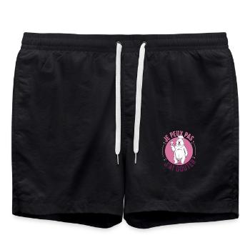 je peux pas j'ai gouter - Short de bain - noir - Devant - AI Model Male 185 light (185cm)