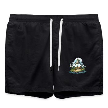loading .. - Badeshorts - Schwarz - Vorne - AI Model Male 185 light (185cm)