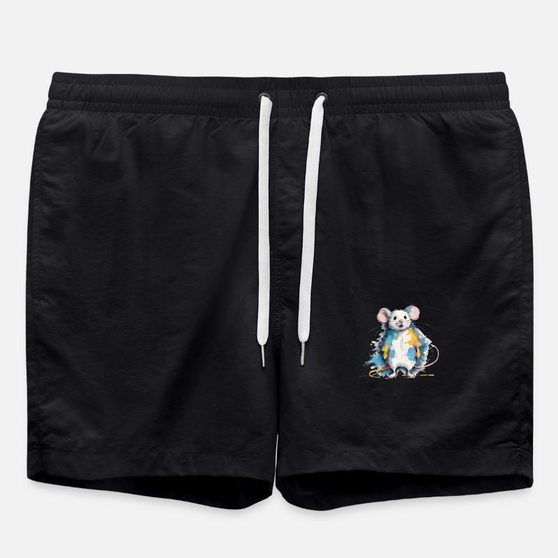 Mouse - Swim Trunks - black
