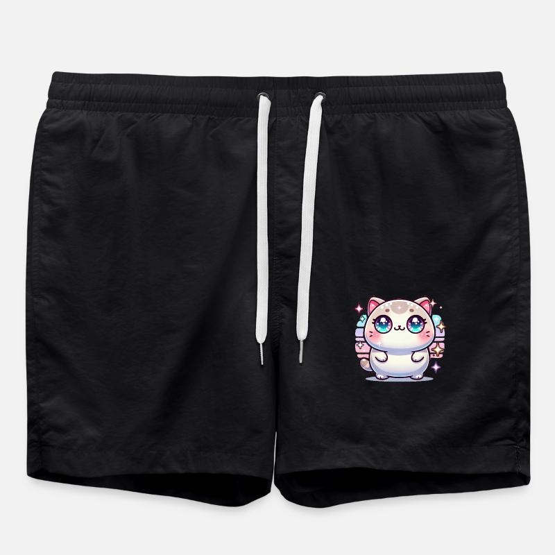 CHAT KAWAII <3 - Short de bain - noir