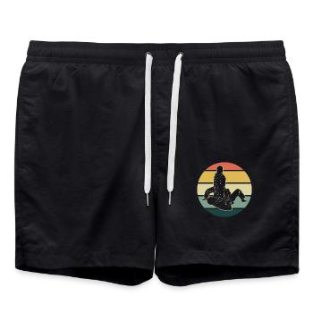Jiu Jitsu Autodéfense - Short de bain - noir - Devant - AI Model Male 185 light (185cm)
