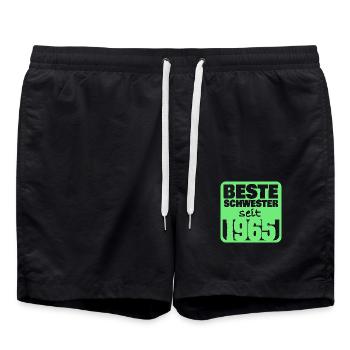 1965 - Swim Trunks - black - Front - AI Model Male 185 light (185cm)