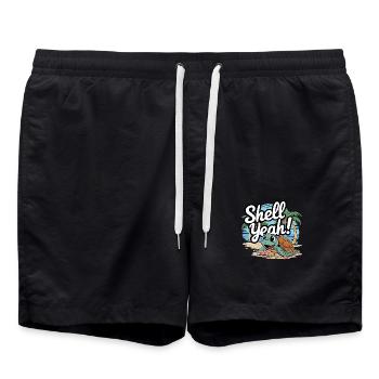 Coque - Short de bain - noir - Devant - AI Model Male 185 light (185cm)