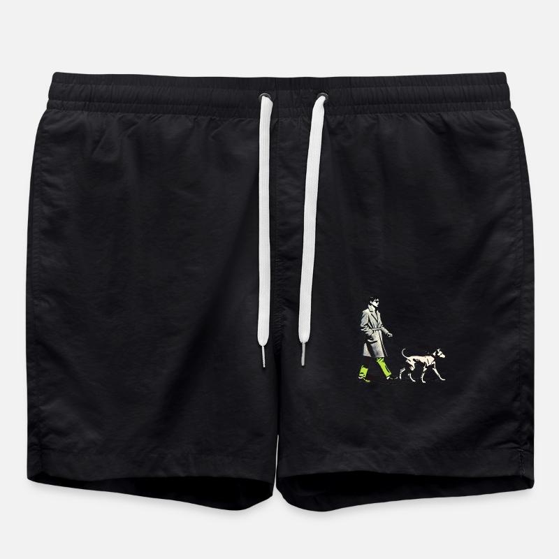 Promener le chien - Short de bain - noir