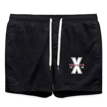 Generation X 1965-1980 - Swim Trunks - black - Front - AI Model Male 185 light (185cm)