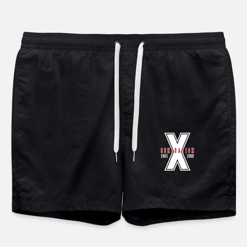 Generation X 1965-1980 - Swim Trunks - black