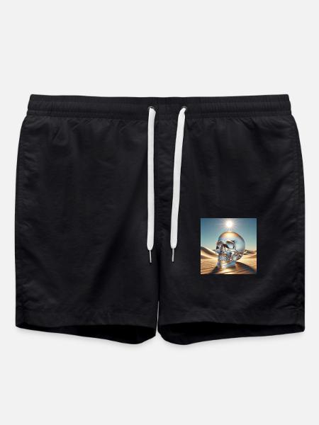Crystal skull - Swim Trunks - black