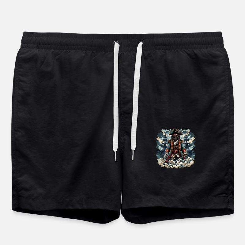 Zombiepirate - Badeshorts - Schwarz