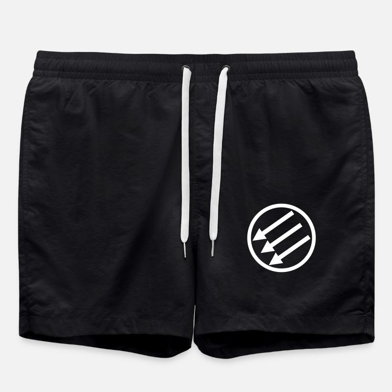 Turning Pfeile - Swim Trunks - black