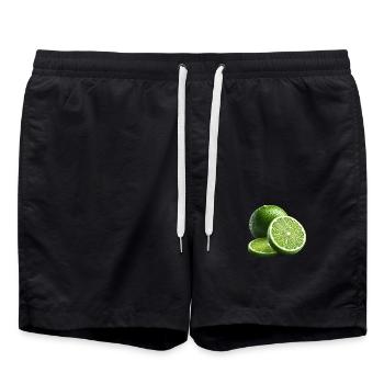 Chaux - Short de bain - noir - Devant - AI Model Male 185 light (185cm)