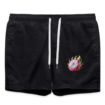 Fruit du dragon – Beauté exotique - Short de bain - noir - Devant - AI Model Male 185 light (185cm)