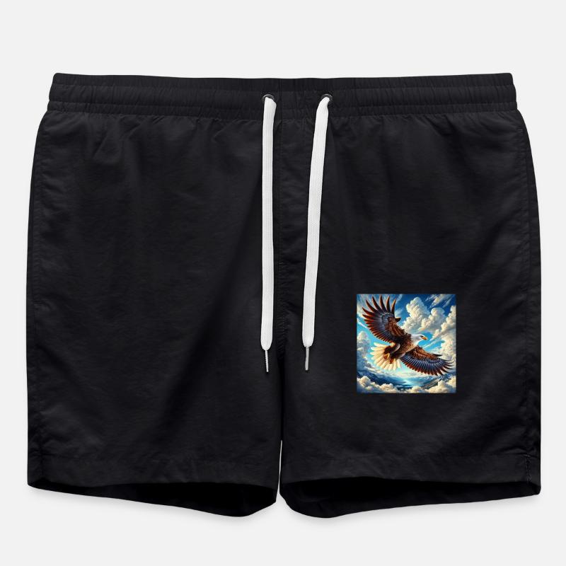 Majestic Eagle - Badeshorts - Schwarz