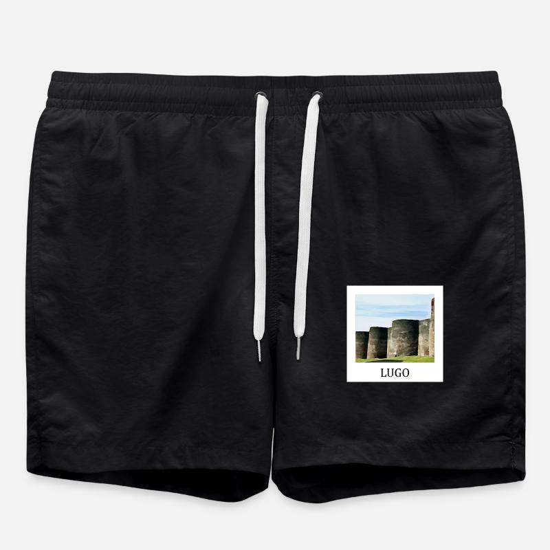 Lugo Galice - Short de bain - noir