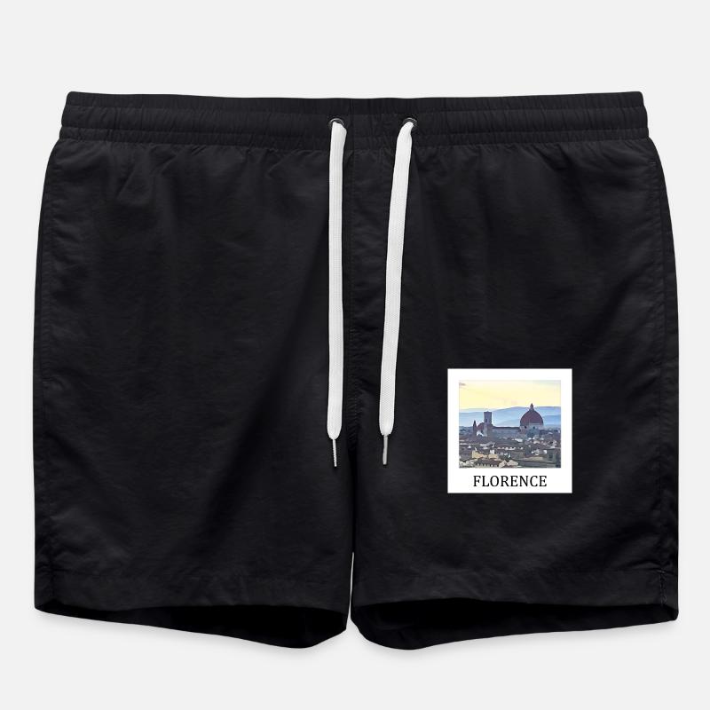 Florenz - Badeshorts - Schwarz