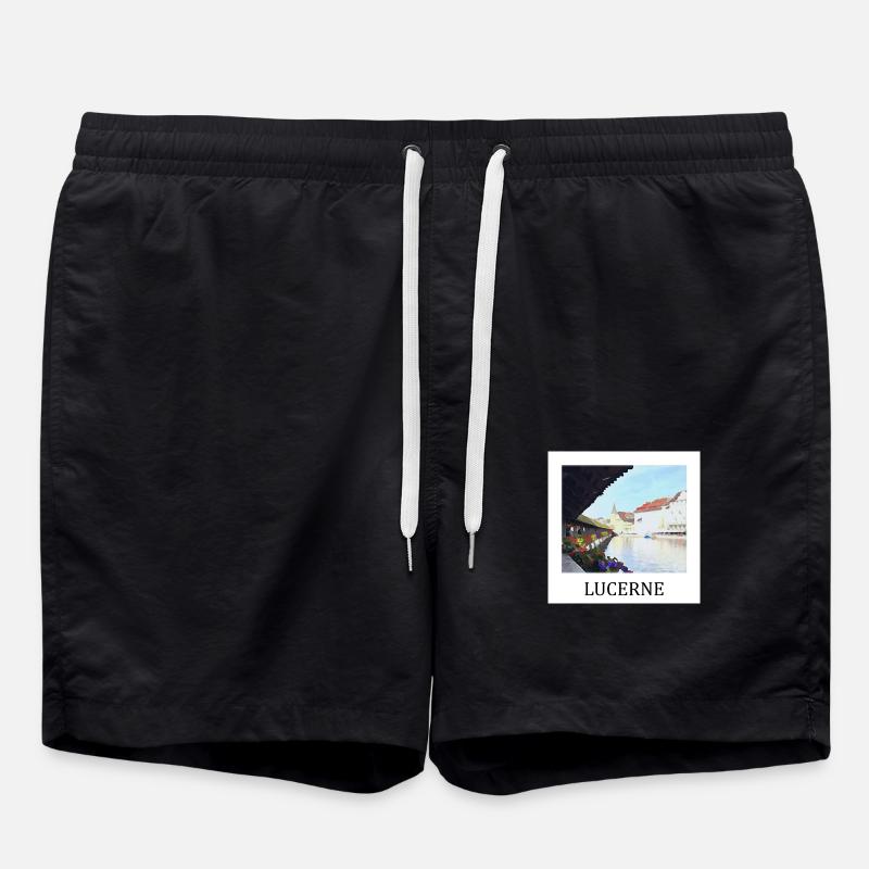 Luzerne - Short de bain - noir