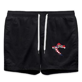 Croatie HRVATSKA Croatie HRV HR Adria Tourisme Mer - Short de bain - noir - Devant - AI Model Male 185 light (185cm)