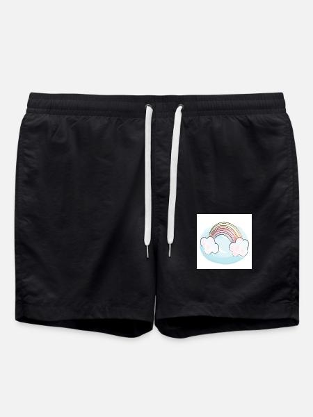 Rainbow - Swim Trunks - black