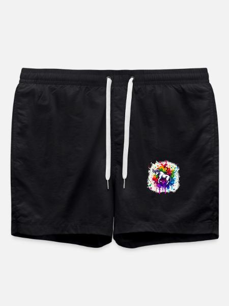 Zodiac: Taurus - Swim Trunks - black