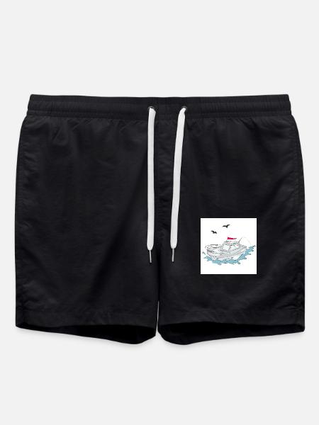 Fun Yacht - Swim Trunks - black