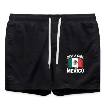 Mexique Mexique Mexicain Espagnol - Short de bain - noir - Devant - AI Model Male 185 light (185cm)
