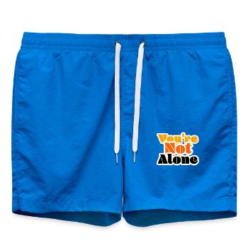 You're not Alone - Badeshorts - Cobalt blue - Vorne