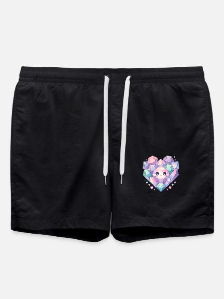 Crystals - Swim Trunks - black