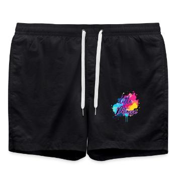 Little Pétasse - Short de bain - noir - Devant - AI Model Male 185 light (185cm)
