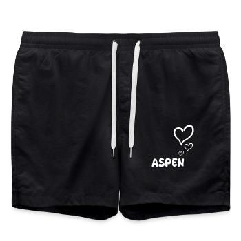 Tremble - Short de bain - noir - Devant - AI Model Male 185 light (185cm)