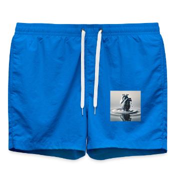 Melting longing - Swim Trunks - cobalt blue - Front