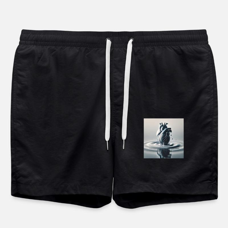 Melting longing - Swim Trunks - black
