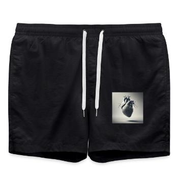 The origin - Swim Trunks - black - Front - AI Model Male 185 light (185cm)