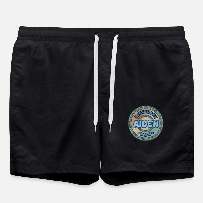 Gift for Aiden - Swim Trunks - black