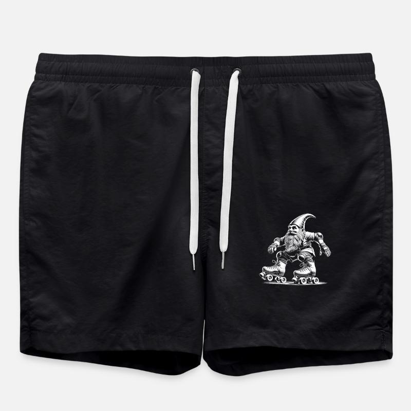 Roller skates - Swim Trunks - black