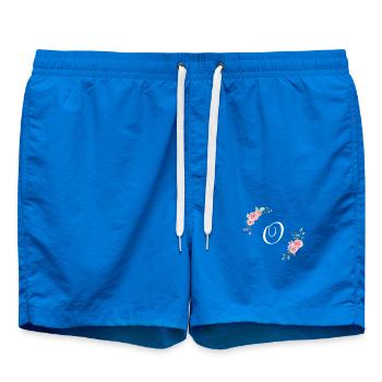Lettre o florale rose - Short de bain - cobalt blue - Devant