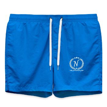 Lettre n couronne - Short de bain - cobalt blue - Devant