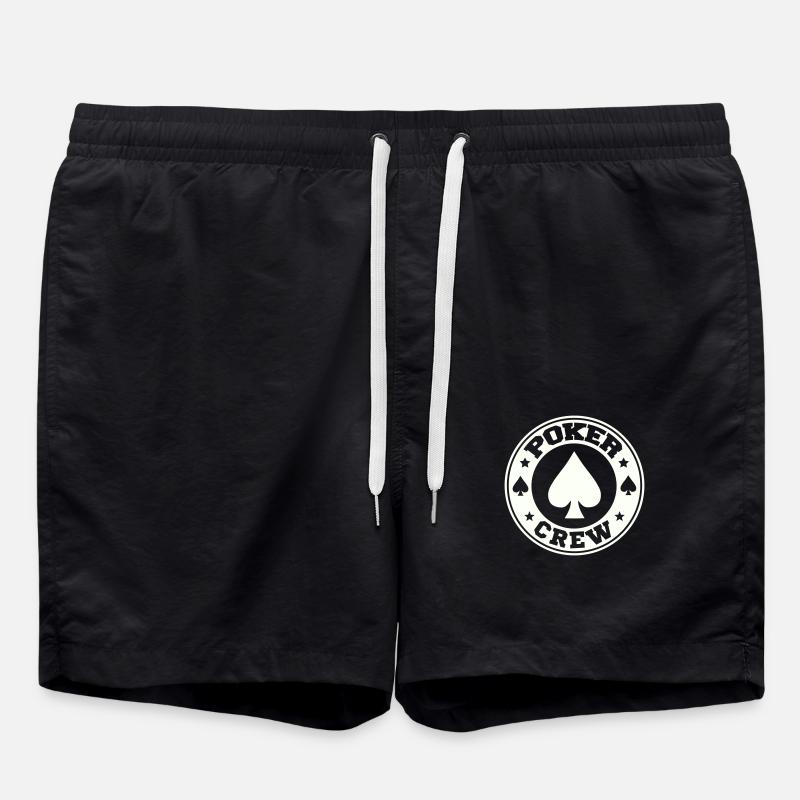 Poker Crew - Swim Trunks - black