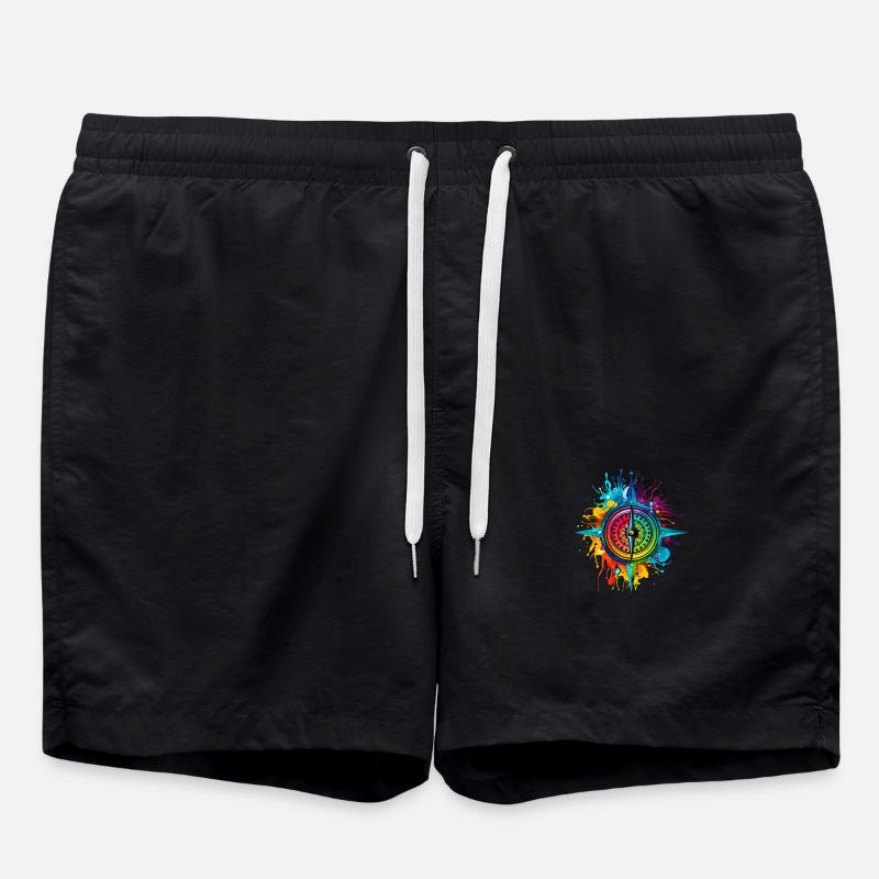 Compass - Swim Trunks - black