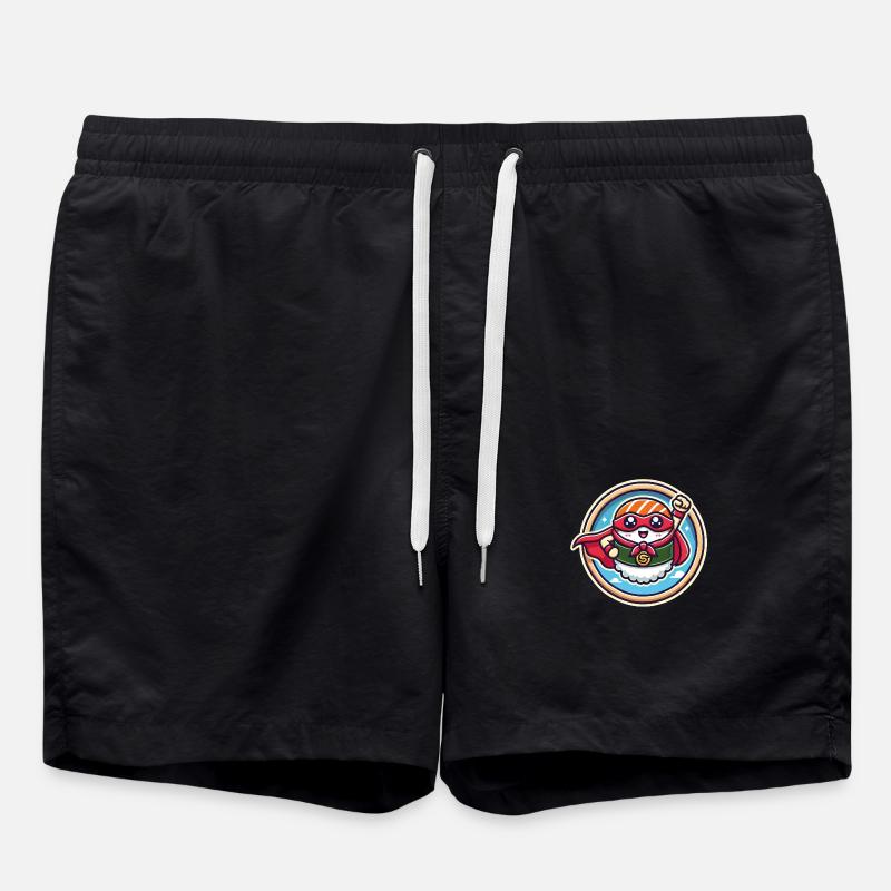 Great sushi - Swim Trunks - black