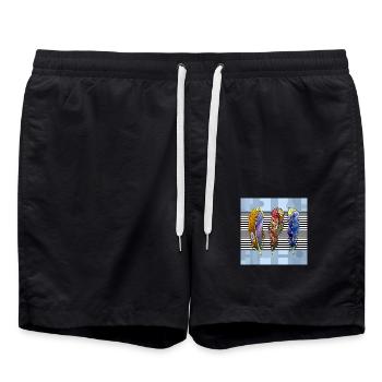 Pen - Swim Trunks - black - Front - AI Model Male 185 light (185cm)