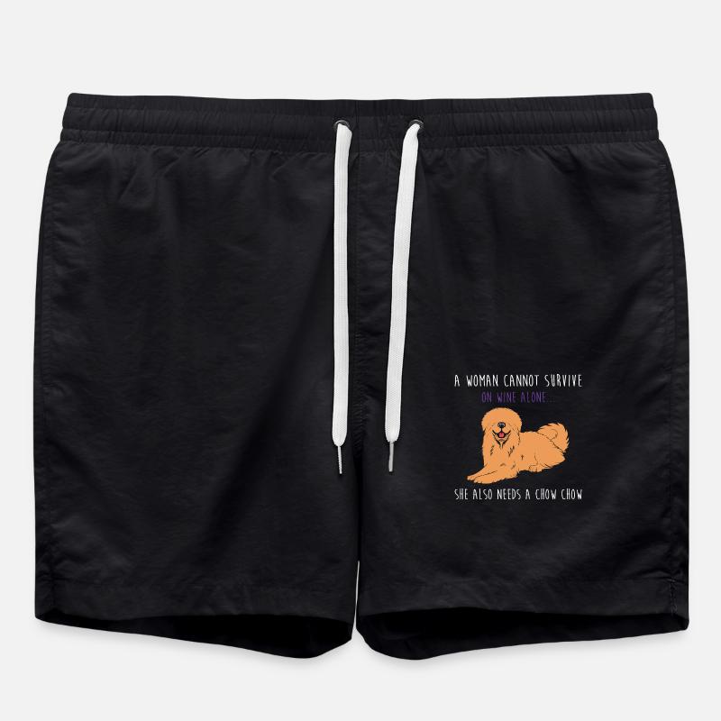 Chow Chow Chien - Short de bain - noir