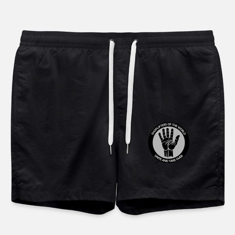 Shoplifters unite - Swim Trunks - black