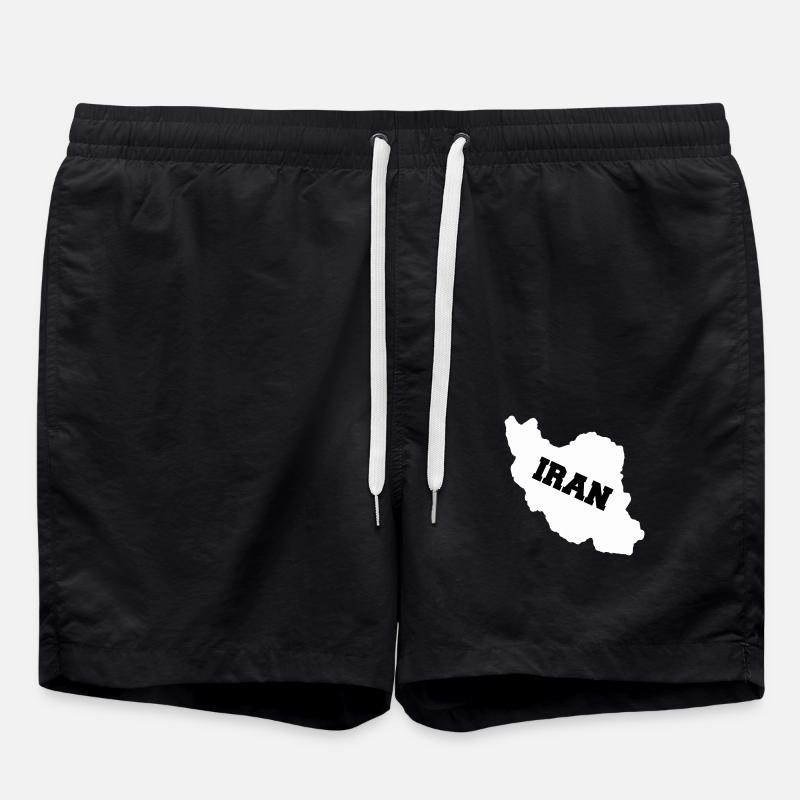 Iran - Short de bain - noir
