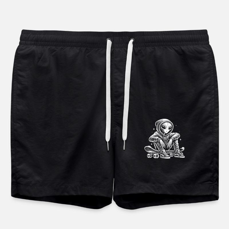 Skateboard - Short de bain - noir
