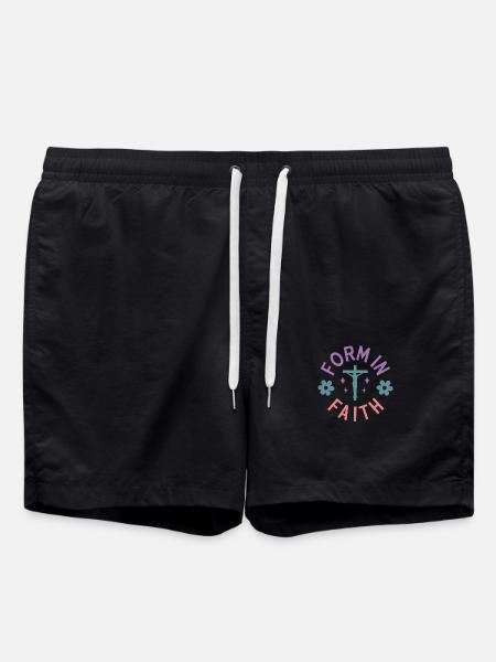 Form In Faith - Swim Trunks - black