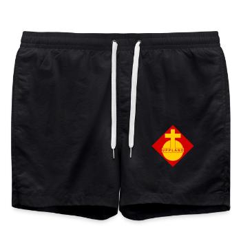 Uppland - Short de bain - noir - Devant - AI Model Male 185 light (185cm)